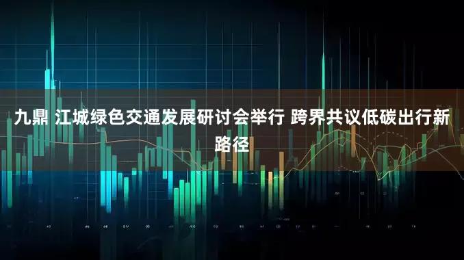 九鼎 江城绿色交通发展研讨会举行 跨界共议低碳出行新路径
