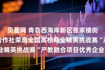 贝盈网 青岛西海岸新区张家楼街道红寨岭地瓜合作社荣膺全国高校商业精英挑战赛“产教融合项目优秀企业奖”