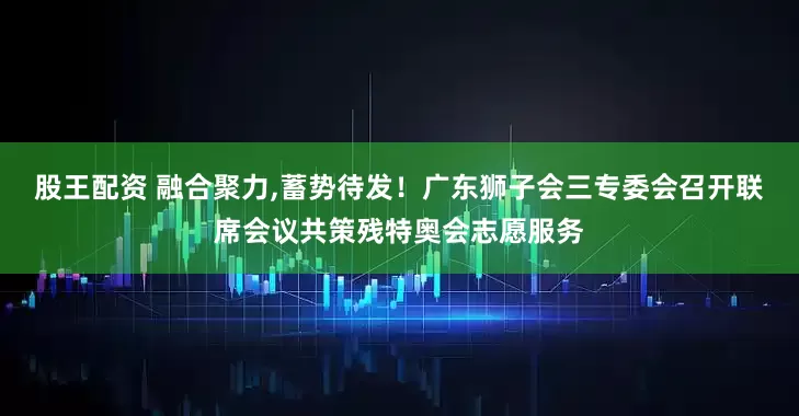 股王配资 融合聚力,蓄势待发！广东狮子会三专委会召开联席会议共策残特奥会志愿服务